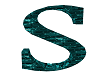 S LETTER TEAL ANIMATED