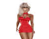 S4E Red Leather Dress