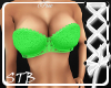 [STB] Green Lace Bra
