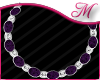 *M* amethyst necklace v2