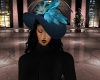 Blue South Feather Hat