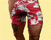 Beach Shorts Red+Tats