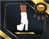 White Furry Boot