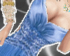 sexy blue long dress