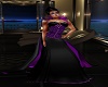Lady Purple/Blk Gown