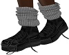 Black Tennys Gray Socks