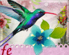 [fe]Bird&flower Blue*Enh
