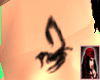 scorpion tattoo neck M