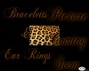 Cheetah Brace & earring