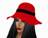 GORRO ELEGANTE ROJO