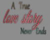 Love Story Wall Quote