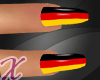 X* GERMANY Flag Nails