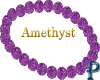 ~P~Anklet Amethyst Right