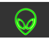 Alien neon sign