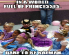 princess/ batman poster