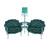 Teal Moon chairs
