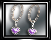 Adelina earrings purple