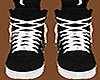 Black custom shoes
