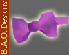 BAO Purple Bow tie