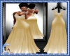 *D* Gold and Pearl Gown