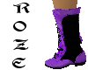 *R*Purp/Blk Boots