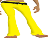jeans w belt - yellow