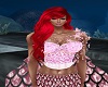 Ariel Mermaid Top Pink