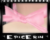 [E]*Pink Bow Collar*