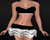 Black Frilled Skirt ~Top
