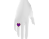 Ring 2 Heart Purple R