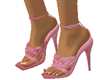 Pink Weave Sandals