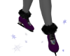 Dark Purple Ice Skates 