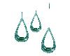 Emerald Hanging Candles