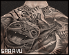 s. Tattoo traced heart