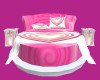 pink swirl bed + poses