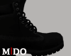 M! Black Dark Boots