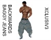 XCLUSIV3 BACKWARDS JEANS