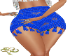 Blue Weave Skirt