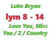 Luke Bryan / Love You