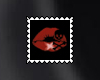~D~ Red Skull Kiss Stamp