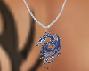 Blue Dragon necklace M