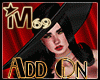 Black Fashion Hat Add On
