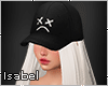Black  Cap + Hair