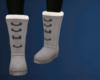 light grey cozy boots