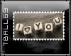 I love you stamp