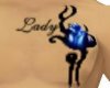 "Lady" Chest tat