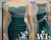 WL~Designer Gown Teal