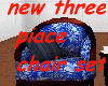 Three peace chair set