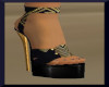 heels blk and gold