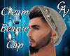 CREAM BEANIE CAP - M
